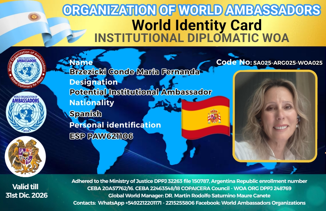 Credencial de Brzezicki Conde María Fernanda