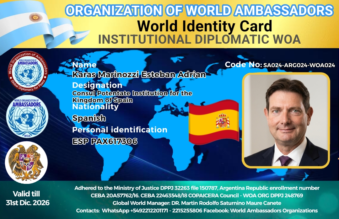 Credencial de Karas Marinozzi Esteban Adrian