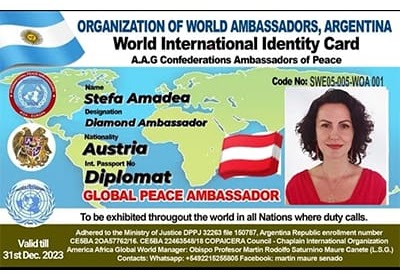 Credencial de Stefa Amadea